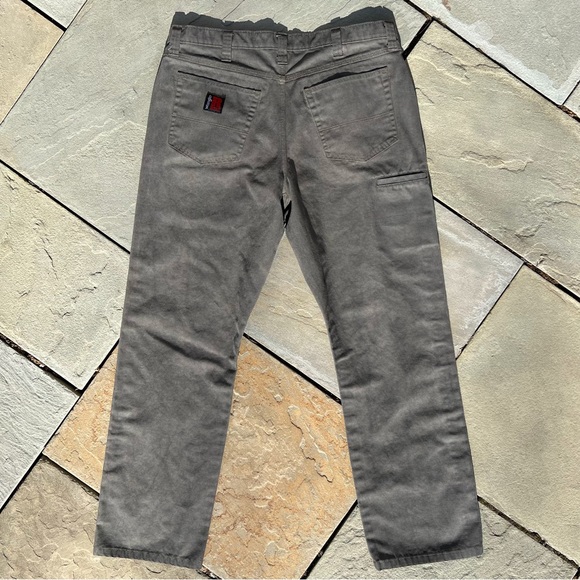 Upcycled Reworked Ripstop Utility Work Pants - Picture 2 of 8